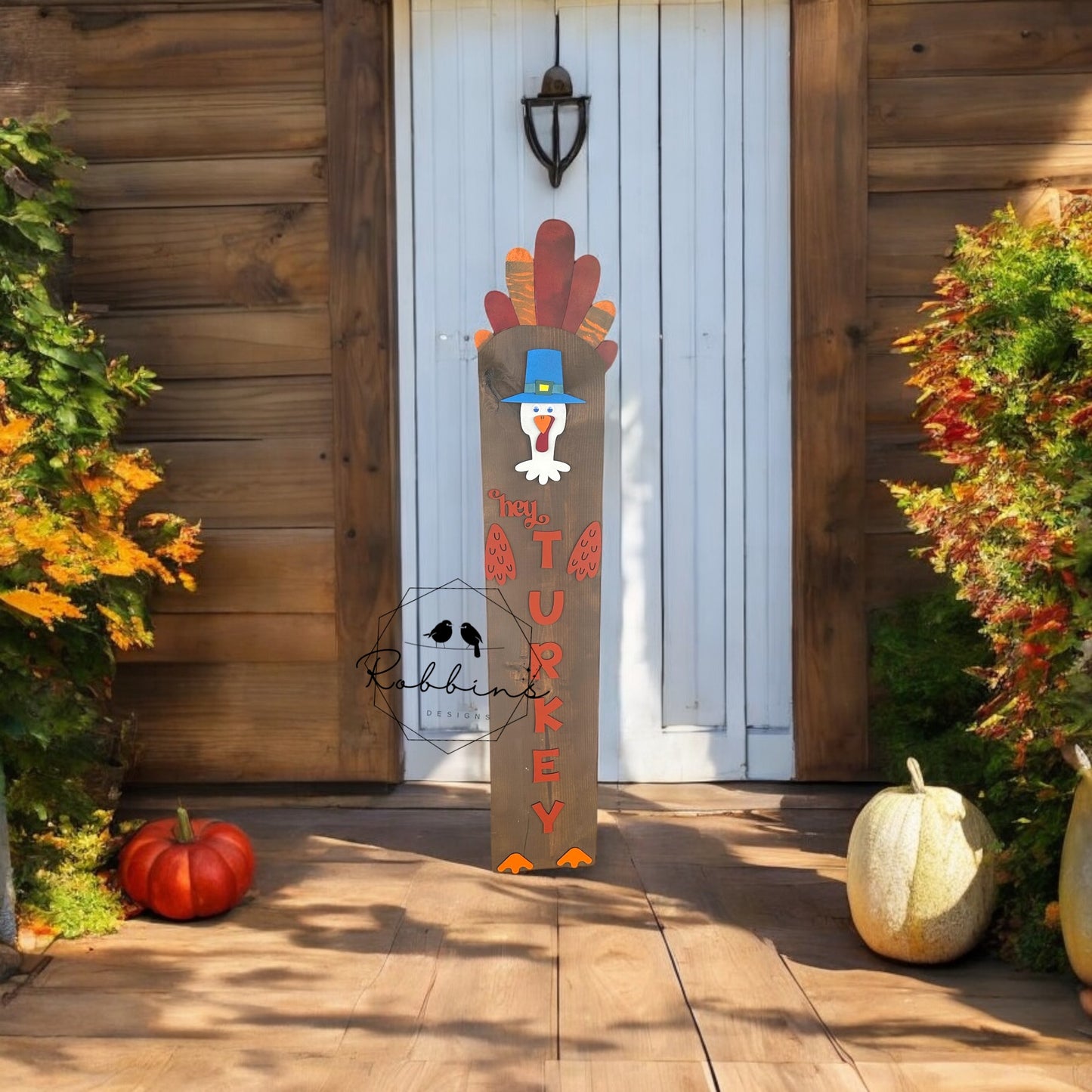 4’ Hey Turkey 🦃 Porch Leaner