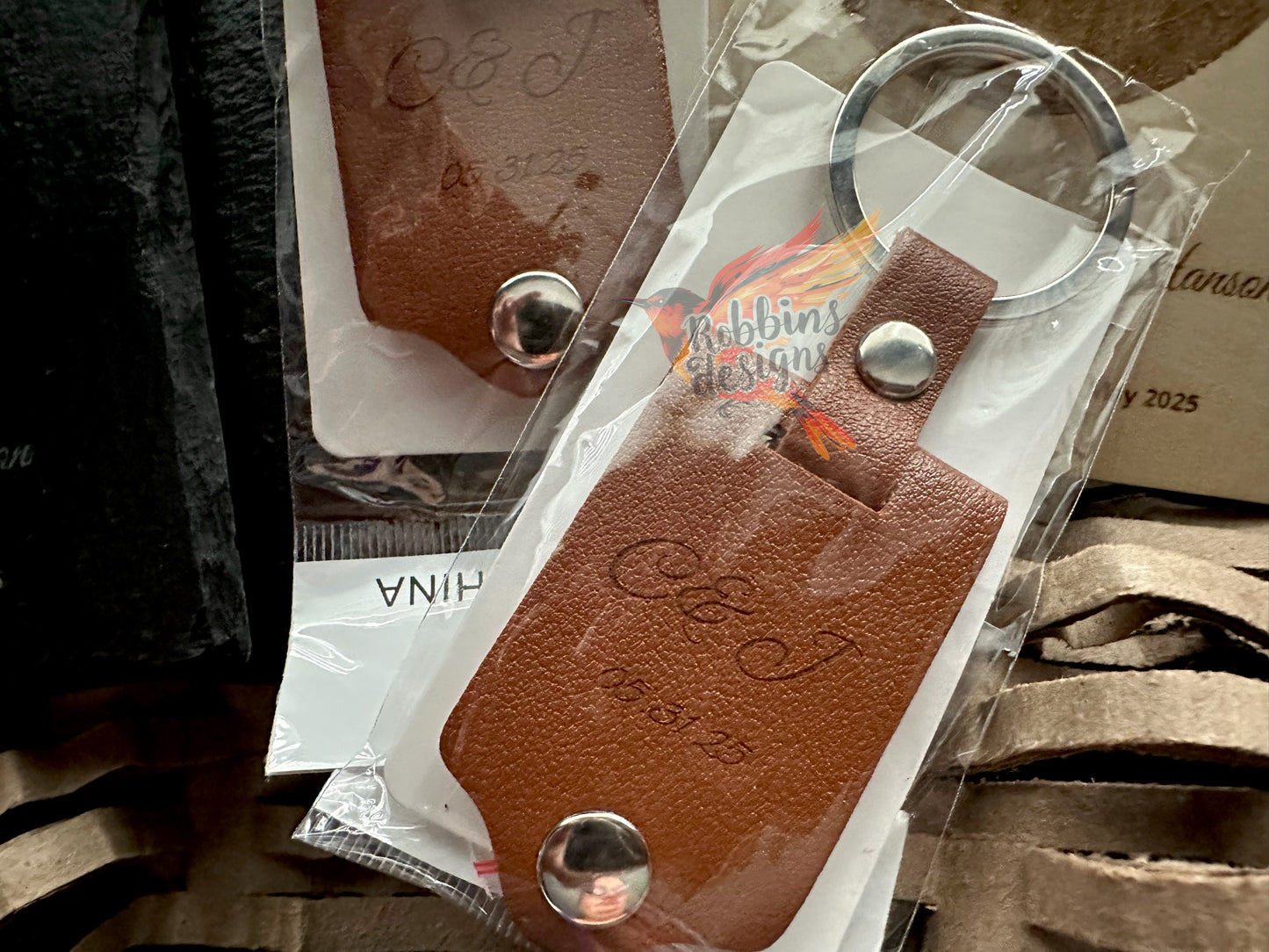 Personalized Engraved Photo Keychains