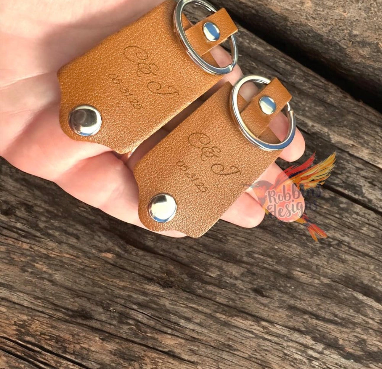 Personalized Engraved Photo Keychains