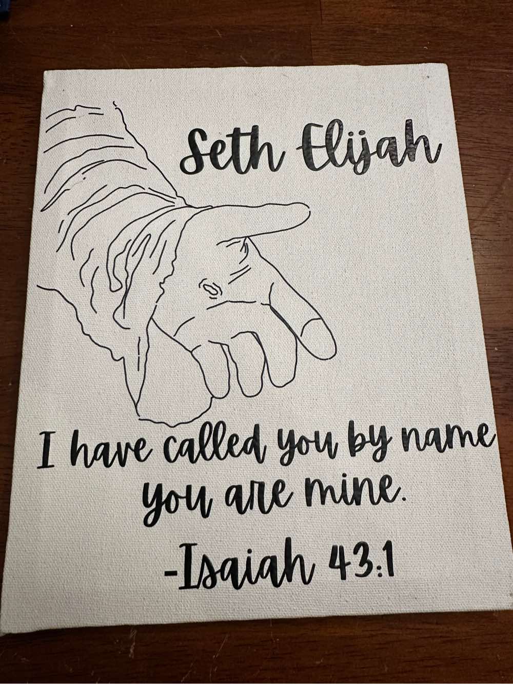 I Have Called You By Name You Are Mine Print Isaiah 43:1