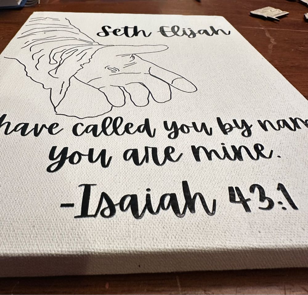 I Have Called You By Name You Are Mine Print Isaiah 43:1