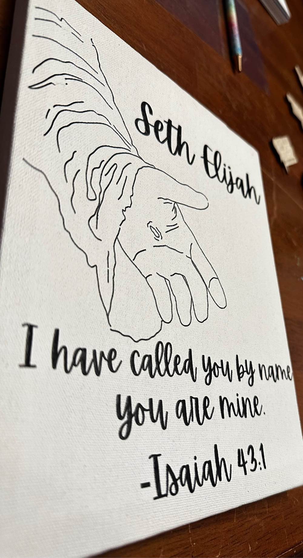 I Have Called You By Name You Are Mine Print Isaiah 43:1