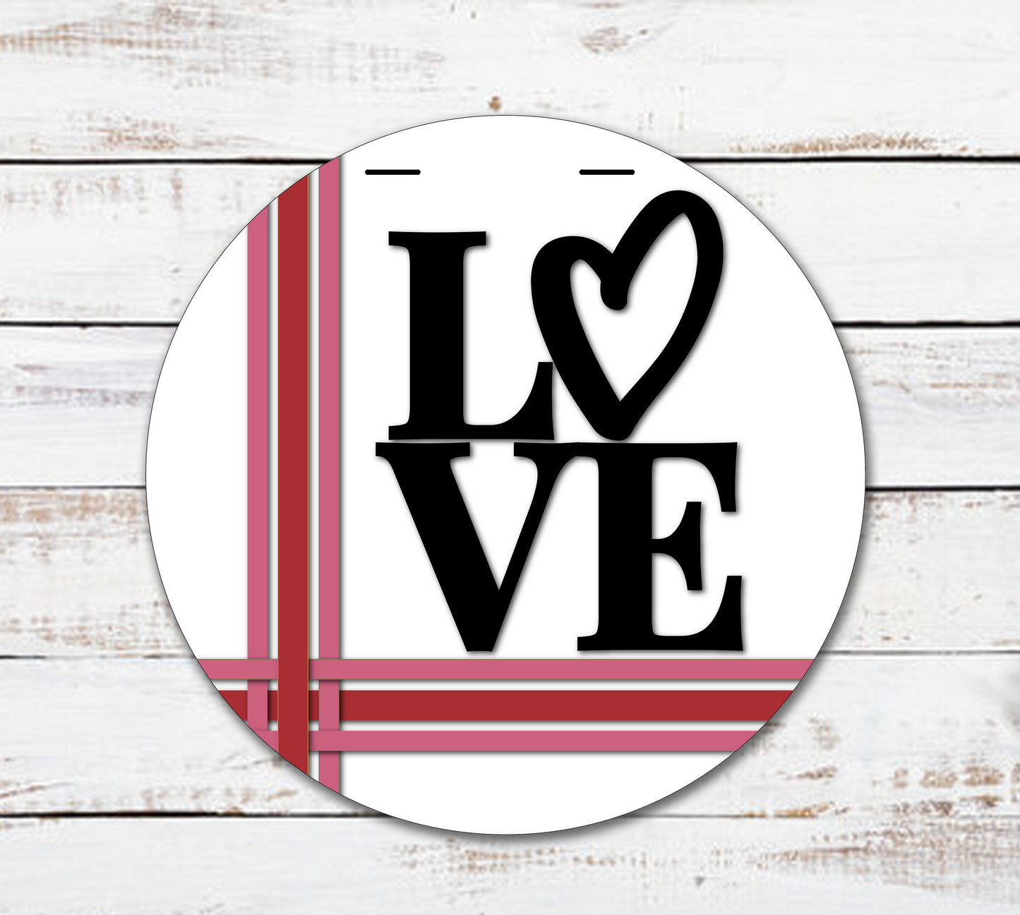 Custom Valentine's Day Wood Door Hangers: Unique Designs & Hand-Painted Elegance