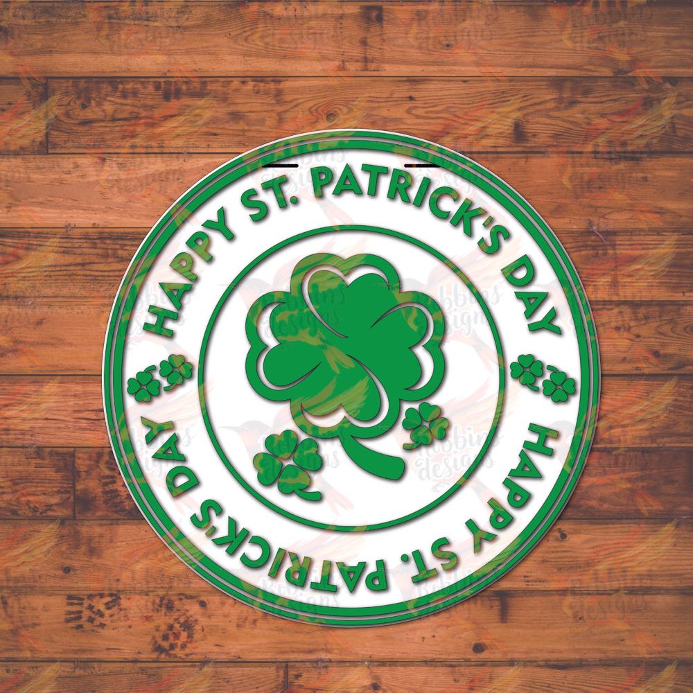 Happy St. Patrick’s Day Wooden Sign