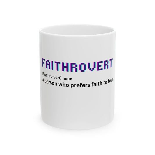 Faithtrovert Ceramic Mug