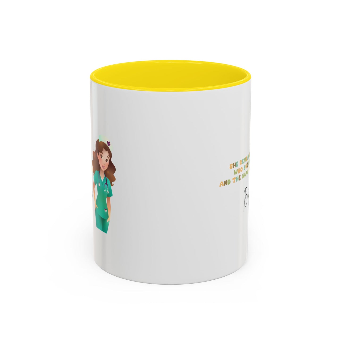 Customized "She Remembered Who She Was" Mug- Great Nurse Mug, Nurse Graduation, Nurse Appreciation