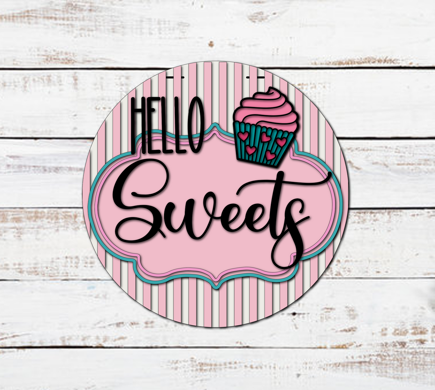 Custom Valentine's Day Wood Door Hangers: Unique Designs & Hand-Painted Elegance
