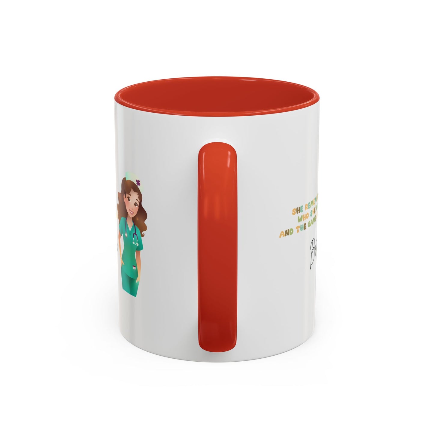 Customized "She Remembered Who She Was" Mug- Great Nurse Mug, Nurse Graduation, Nurse Appreciation