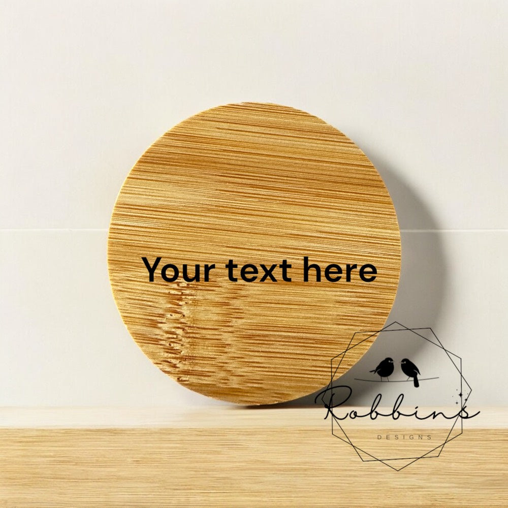 Holiday Magnetic Bamboo Bottle Opener Customizable