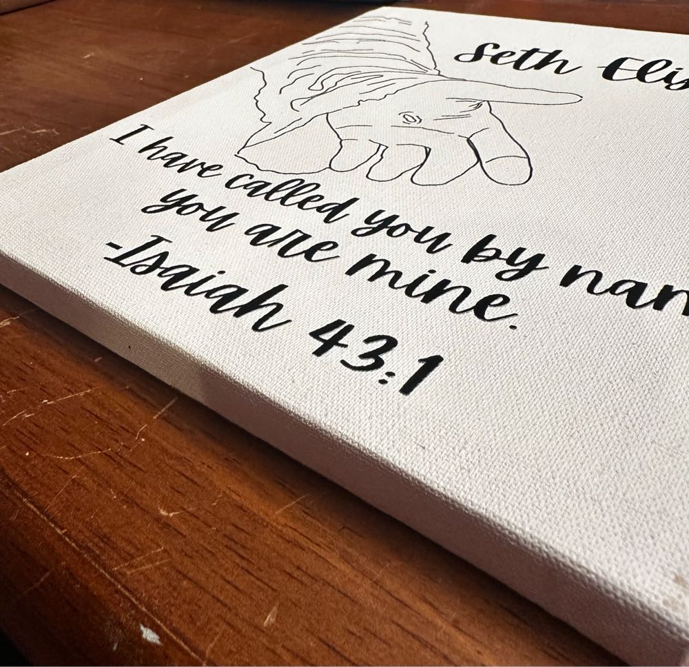I Have Called You By Name You Are Mine Print Isaiah 43:1