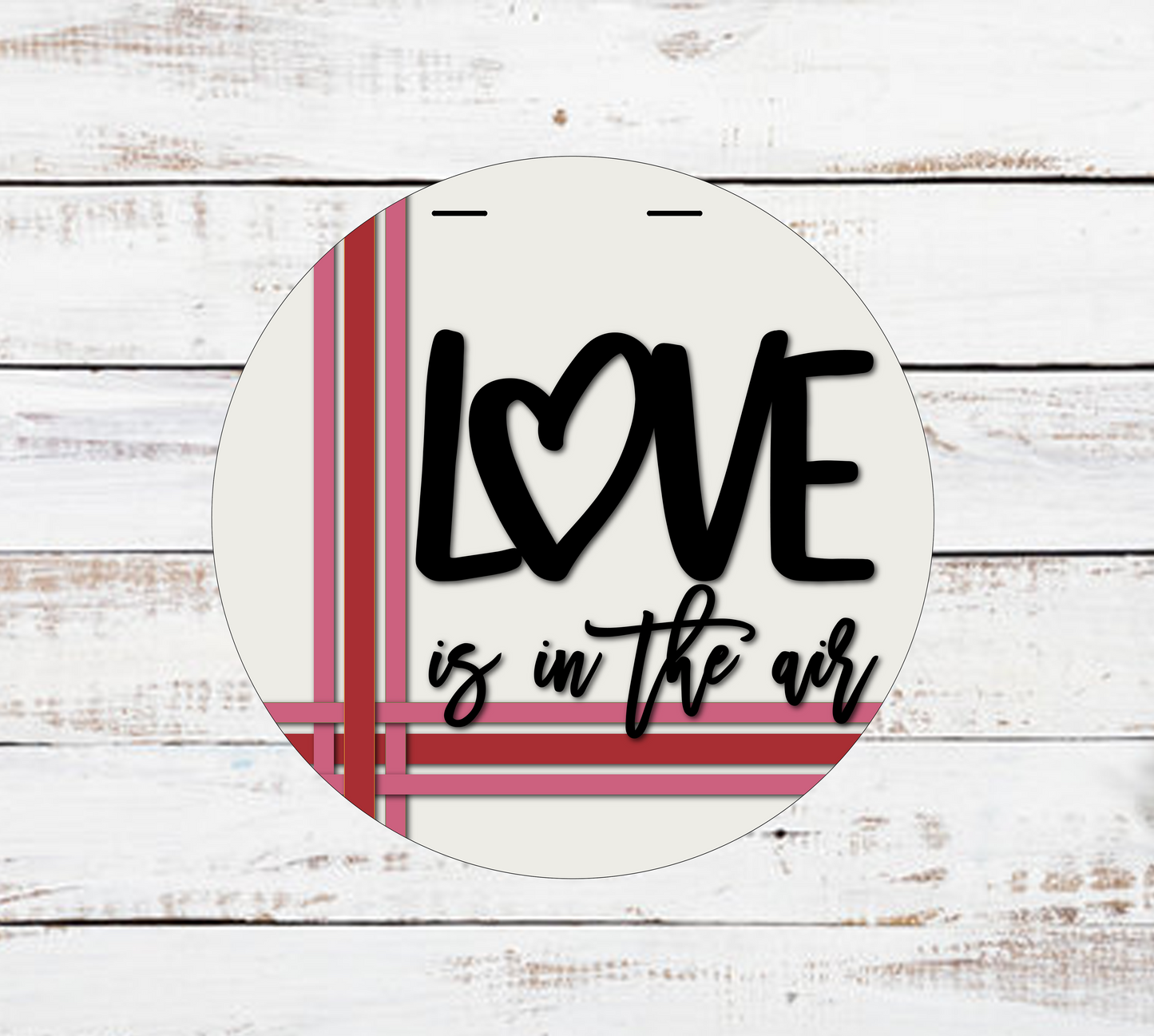 Custom Valentine's Day Wood Door Hangers: Unique Designs & Hand-Painted Elegance