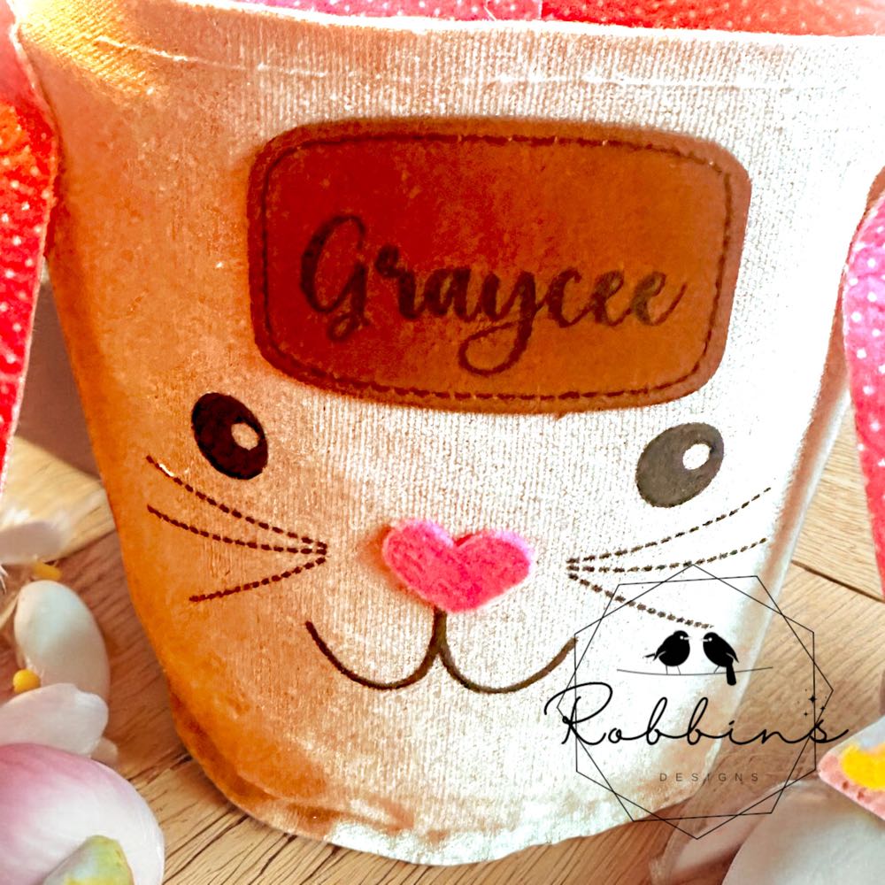 Personalized Fabric Easter Basket