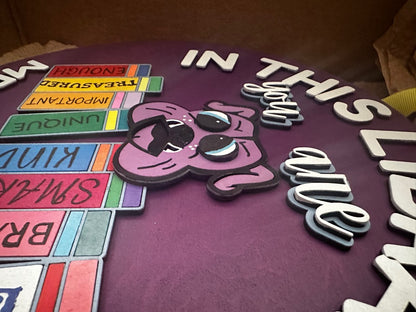 In This Classroom You Are...Wooden Teacher Door Sign, Personalized Classroom Sign