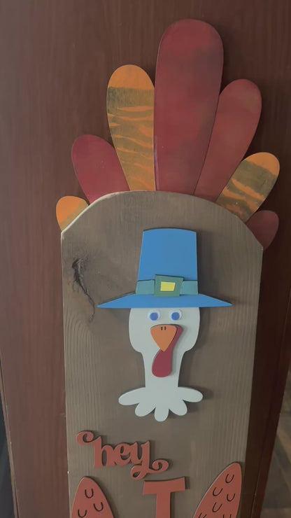 4’ Hey Turkey 🦃 Porch Leaner
