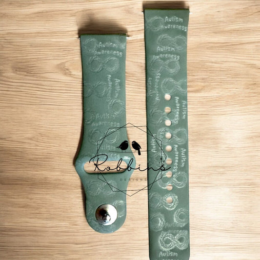 Engraved Silicone Watchbands