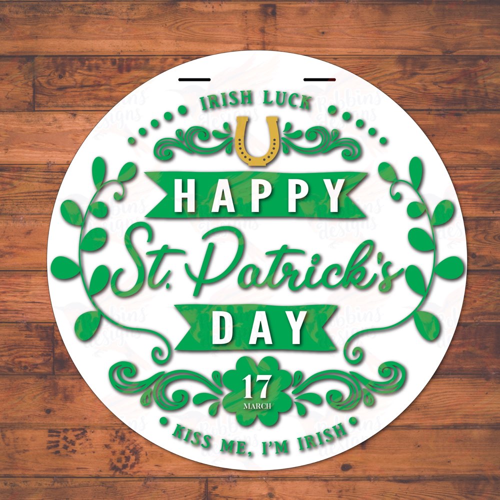 Kiss Me I’m Irish Wooden Sign